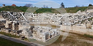 View of the First Ancient Theatre of Larissa