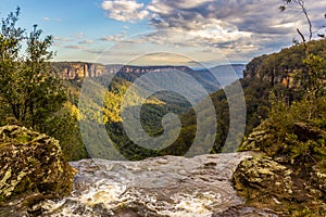 View of the Fitzroy Falls in New South Wales