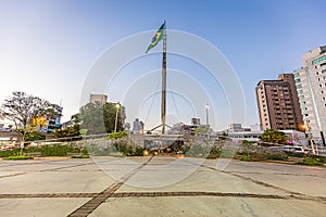 View from Flag`s Square, Belo Horizonte, Minas Gerais, Brazil.