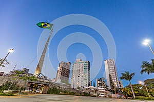 View from Flag`s Square, Belo Horizonte, Minas Gerais, Brazil.