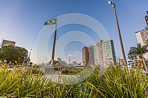 View from Flag`s Square, Minas Gerais, Brazil.