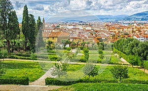 View on Florence, Italy -Bardini Gardens