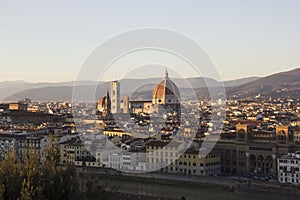 View of Florence, Italy from Piazza Michaelangelo photo