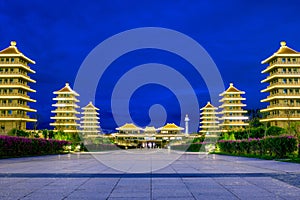 View of Fo Guang Shan traditional architecture