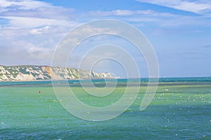 View of Folkestone East Cliffs England