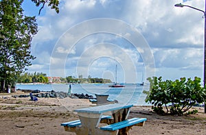 View from Folkestone Marine Park, West coast Barbados