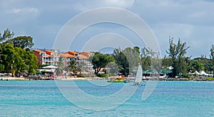 View from Folkestone Marine Park, West coast Barbados