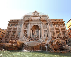 View of Fontana di Trevi