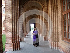 view of Forest Research Institute or FRI in Dehradun, India