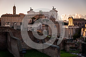 View from Fori Imperiali - Rome - Italy