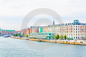 View of the Former custom house and ferry terminal The Standard in central Copenhagen, Denmark