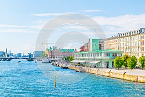 View of the Former custom house and ferry terminal The Standard in central Copenhagen, Denmark