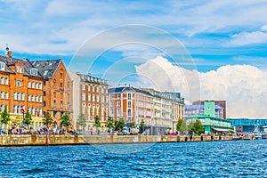 View of the Former custom house and ferry terminal The Standard in central Copenhagen, Denmark