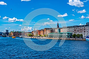 View of the Former custom house and ferry terminal The Standard in central Copenhagen, Denmark