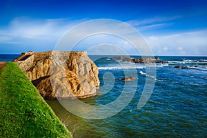 View of the Fort Galle and sea