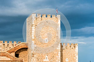 View on fort Ozama, Santo Domingo, Dominican Republic.