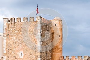 View on fort Ozama, Santo Domingo, Dominican Republic.