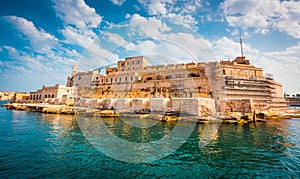 View on Fort Saint Angelo in Birgu