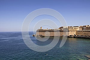 View of Fort St Elmo in Valletta / Malta.