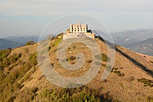 View of Forte Diamante. Parco delle Mura. Genova. Liguria. Italy photo