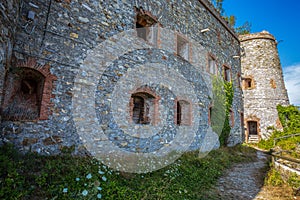 View of Forte Sperone Fort Sperone , one of the most important and better preserved structures of the fortifications of Genoa, photo