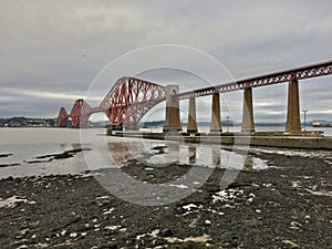 A view of the Forth Rail Bridge