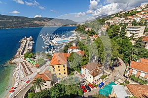 View from the fortress Forte Mare Herceg Novi