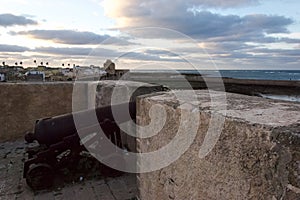 View from the Fortress of Mazagan located in the city of El Jadida in the Atlantic coast of Morocco