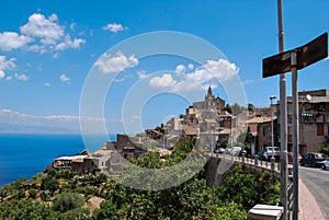 View of Forza d Agro in Sicily photo
