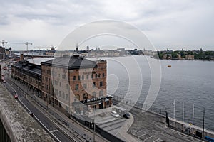 View of Fotografiska Museum from FjÃ¤llgatan viewpoint, Stockholm, Sweden