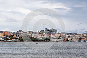 View of Foz after the Masma estuary, Foz, Lugo, Galicia, Spain