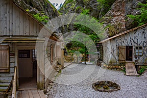 View of the The Franja Partisan Hospital in Slovenia