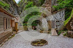 View of the The Franja Partisan Hospital in Slovenia