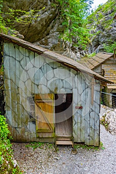 View of the The Franja Partisan Hospital in Slovenia