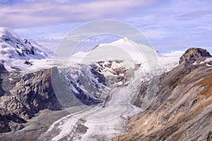 View of Franz Josefs Hohe Glacier, Hohe Tauern National Park