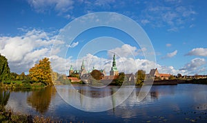 Frederiksborg palace in Hilleroed, Denmark