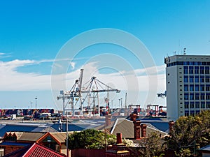 View of Fremantle Docks, Western Australia