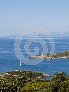 View from the French Port-Cros island