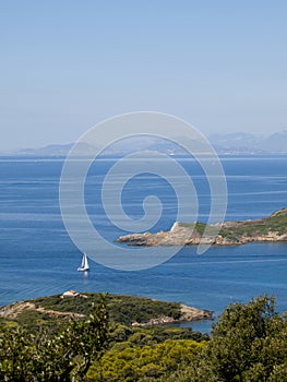 View from the French Port-Cros island photo