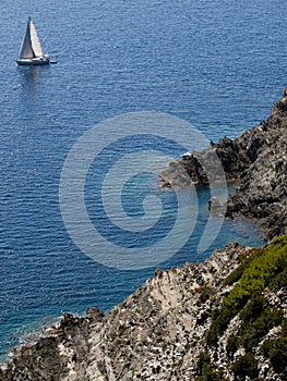 View from the French Port-Cros island photo