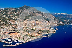 View of the french riviera - Cote d Azur