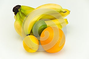 View of the fresh citrus fruits