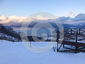 view fron MT.USUZAN SHOWA SHIN ZAN Hokkaido