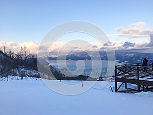 view fron MT.USUZAN SHOWA SHIN ZAN Hokkaido