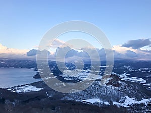 view fron MT.USUZAN SHOWA SHIN ZAN Hokkaido