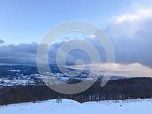 view fron MT.USUZAN SHOWA SHIN ZAN Hokkaido