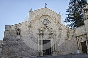 The front of the Otranto Cathedral