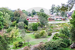 View of Frutillar village, Chi