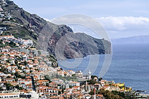 view of Funchal, capital of Madeira, Portugal