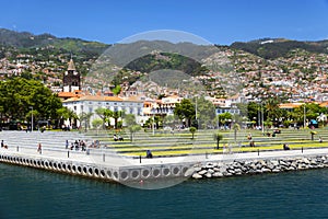 View of Funchal, Madeira Island. photo